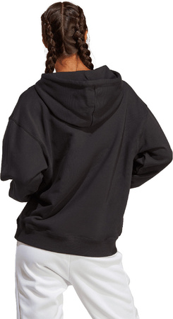 Bluza damska adidas Essentials Big Logo Oversized French Terry Hoodie czarna HR4934