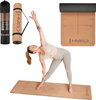 Mata do ćwiczeń jogi yogi fitness korkowa TPE HMS YM11 182x61x0.8 cm