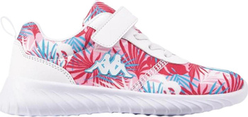 Buty sportowe szkolne miejskie dziecięce Kappa SEC PA Kids biało-różowe 260955PAK 1022