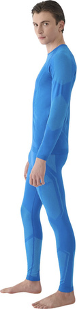 Bielizna termoaktywna legginsy spodnie kalesony męskie 4F M166 niebieskie 4FWAW24USEAM166 33S