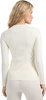 Koszulka termoaktywna damska 4F F203 kremowa 4FWAW25USEAF203 11S