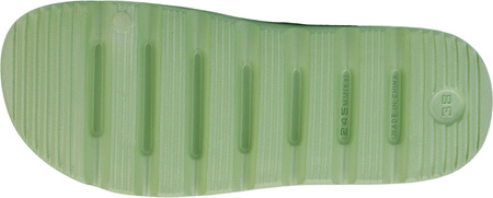 Klapki damskie Coqui Lou zielone 7042-100-8100