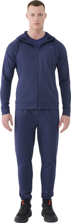 Bluza męska 4F FNK M512 ciemny granat melanż 4FWSS25TFSWM512 30M