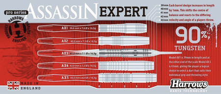 Rzutki Harrows ASSASSIN EXPERT 90% Softip