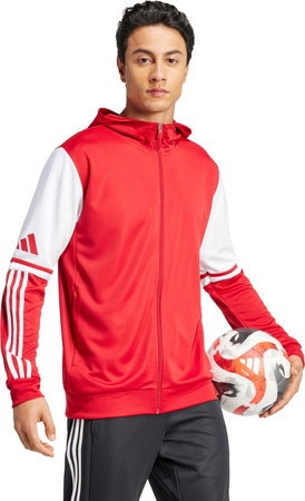 Bluza męska adidas Squadra 25 Hoody czerwona JD2990