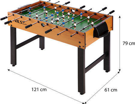 Stół do gry w piłkarzyki arena 2 Nils fun sdgp 121x61cm