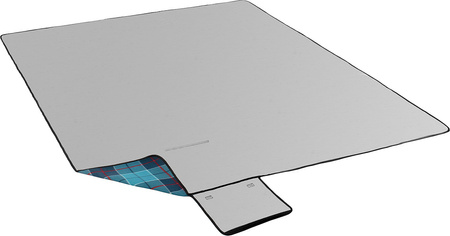 Koc piknikowy turystyczny plażowy kratka Nils camp NC8002 niebieski 250x200cm