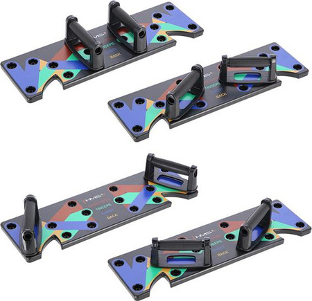 Poręcze podpórki uchwyty deska do pompek czarna HMS pu10 wielofunkcyjna