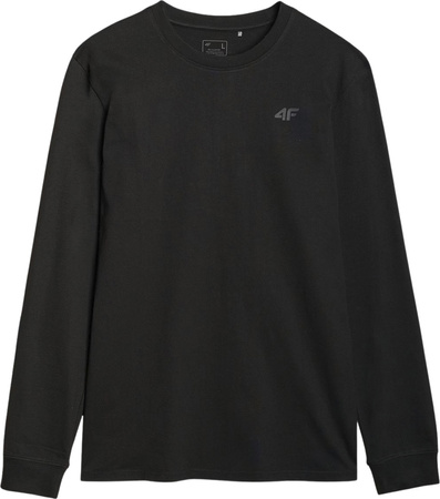 Koszulka męska 4F Longsleeve M432 głęboka czerń 4FWMM00TLONM432 20S