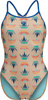 Damski Strój Kąpielowy Women's Arena Desert Vibes Swimsuit Booster Back  royal-light pink multi rozmiar 38