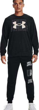 Bluza męska Under Armour UA Rival Terry Logo Crew czarna 1370391 001