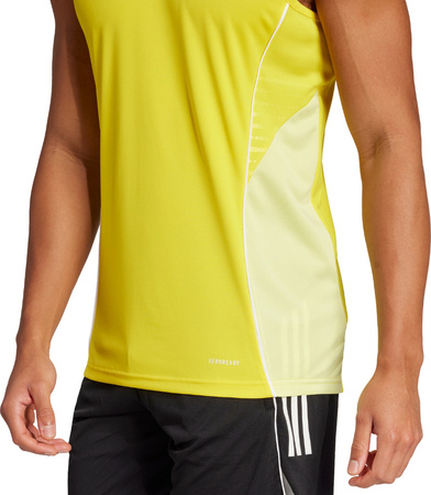Koszulka męska adidas Tiro 25 Competition Sleeveless Jersey żółta JI8954
