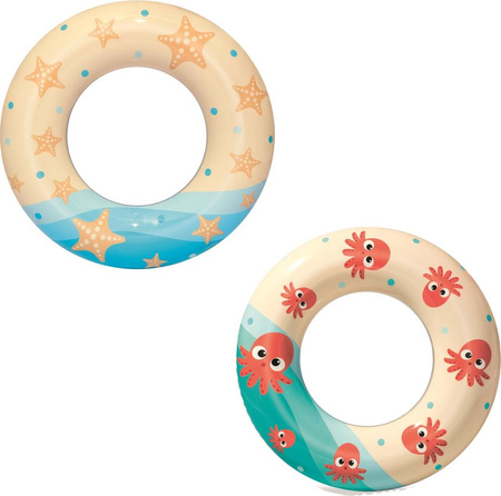 Dmuchane koło plażowe basenowe 4 wzory Bestway Swimring średnica 61 cm