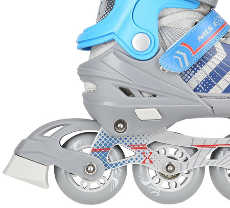 Łyżworolki z wymienną płozą hokejową rolki wrotki 4w1 Nils Extreme NH18192 rozmiar M 34-38