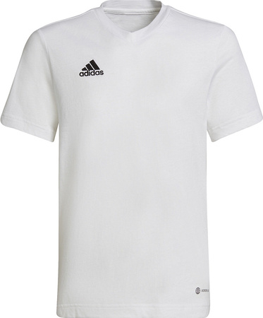 Koszulka dla dzieci adidas Entrada 22 Tee biała HC0447