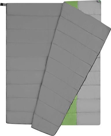 Śpiwór podwójny Nils camp nc2011 190x150cm szaro-zielony