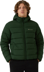 Kurtka męska Champion Hooded Jacket zielona 221548 GS586
