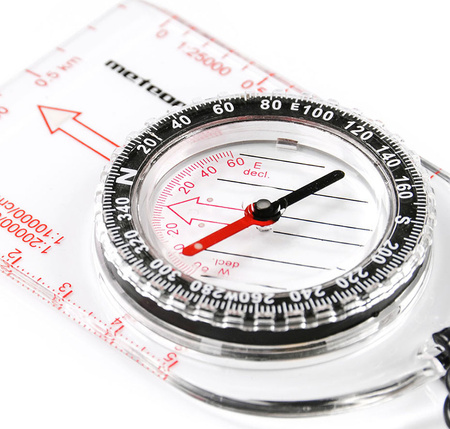 Kompas z linijką półokrągły Meteor 8183/71017