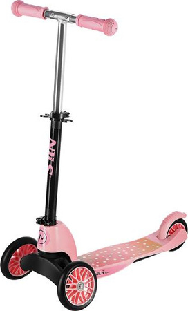 Hulajnoga balansowa składana 2w1 dziecięca Nils Fun HLB202 różowa