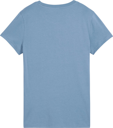 Koszulka damska Puma Ess Metallic No.1 Logo niebieska 631536 34