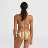Damski strój kąpielowy dwuczęściowy O'neill CAPRI - BONDEY BIKINI SET orange multistripe rozmiar 36