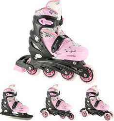 Rolki łyżworolki wrotki łyżwy z wymienną płozą Nils Extreme NH18331 r 31-34