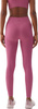 Legginsy damskie 4F F278 ciemny róż 4FWAW24TFTIF278 53S