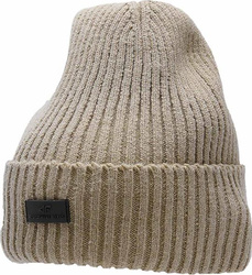 Czapka męska 4F M317 beżowa 4FAW23ACAPM317 82S