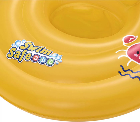 Koło dmuchane siedzisko do nauki pływania dla niemowląt Bestway Swim Safe