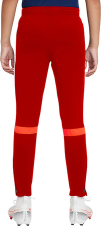 Spodnie dla dzieci Nike DF Academy 21 Pant KPZ czerwone CW6124 687