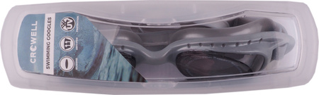 Okularki pływackie Crowell Shark srebrne