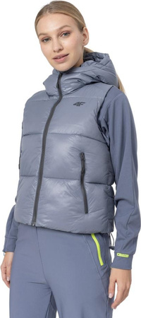 Kamizelka damska 4F niebieska H4Z22 KUDP004 32S