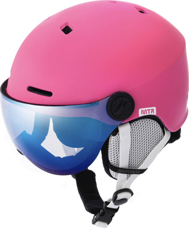 Kask narciarski Meteor Falven S 53-55 cm różowy 24971