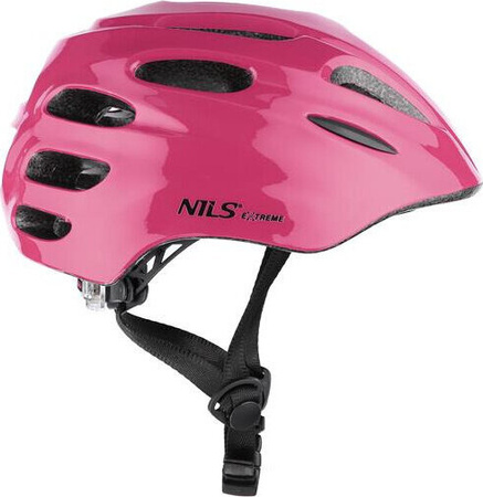 Kask na rower rolki hulajnogę zielony Nils Extreme mtw01 LED rozmiar XXS (42-48 cm)
