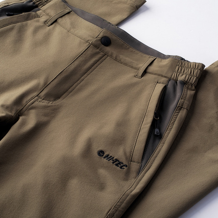 Spodnie trekkingowe damskie Hi-tec Lady Erken beżowe-szare rozmiar L