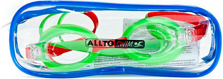 Okularki pływackie basenowe Alltoswim Madera dziecięce