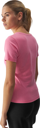 Koszulka damska 4F F1649 różowa 4FWAW24TTSHF1649 54S