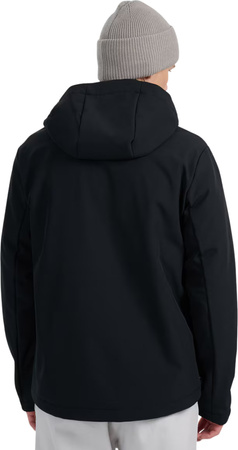 Kurtka męska softshell 4F M362 czarna 4FWAW25TSOFM362 20S