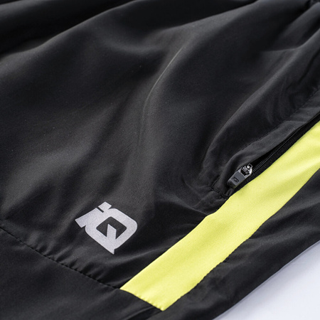 Męskie spodenki Iq Cross The Line Daren 50375-blk/li Pun black/lime punch rozmiar XXL