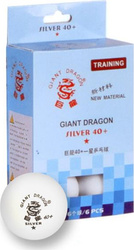 Piłeczki do ping ponga SMJ Silver Star 6 szt biała 8331