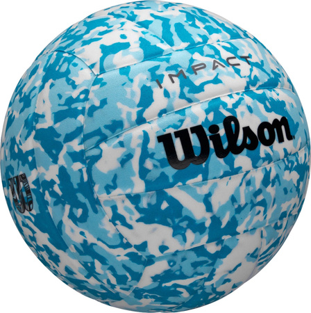 Piłka siatkowa Wilson Impact Gen Green VB niebiesko-biała WV2000801XBOF