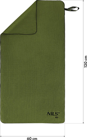 Ręcznik plażowy basenowy szybkoschnący z mikrofibry Nils Camp NCR15 120x60cm