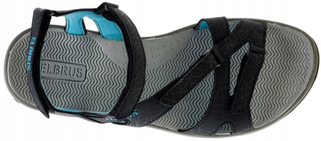 Damskie sandały trekkingowe turystyczne Elbrus Laren Wo's czarno-niebieskie rozmiar 36