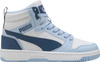 Buty dla dzieci Puma Rebound V6 Mid biało-niebieskie 393831 32