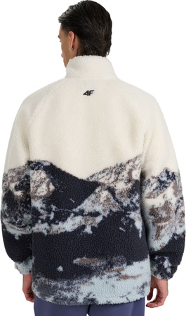 Bluza polarowa 4F U351 multikolor allover 4FWAW25TFLEU351 90A