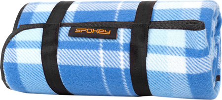 Koc piknikowy plażowa mata Spokey 130 x 150 cm Picnic Moor niebieski 925069