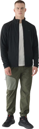 Polar męski bluza polarowa 4F M289 głęboka czerń 4FWMM00TFLEM289 20S