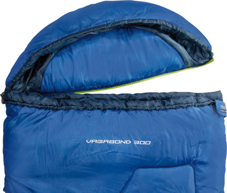 Śpiwór turystyczny mumia High Peak Vagabond 300 wymiary 230 x 80 cm