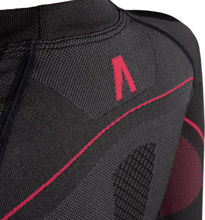 Bielizna termoaktywna dla dziewczynek Alpinus Tactical Mora Set grafitowo-różowa SI8937 - SI8939