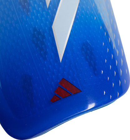 Ochraniacze piłkarskie na golenie piszczele nagolenniki adidas X League niebieskie IA0842